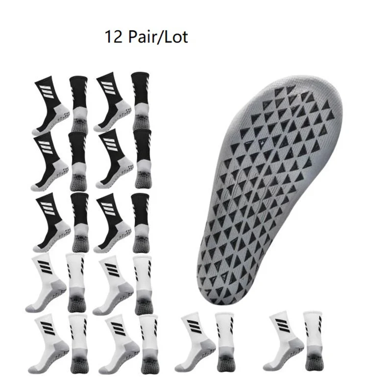 1Pair/3Pair/5Pair/6Pair/10Pair/12Pair of Men Soccer Socks Anti Slip Non Slip Grip Pads for Football Basketball Sports Grip Socks