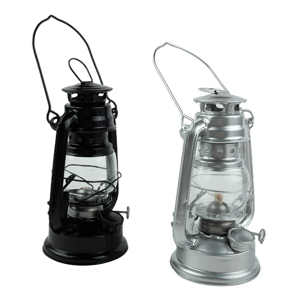 

LED Camping Lantern Retro Style Petroleum Storm Lantern Metal Outdoor Lamp Multi-Specification Retro Luminous Kerosene Lantern