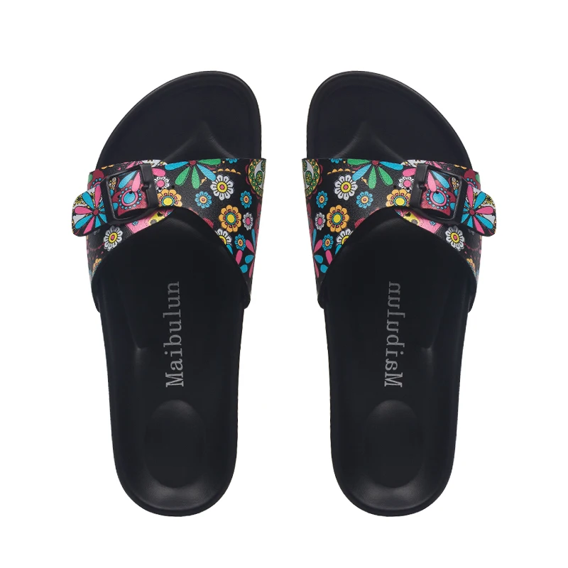 

Шлепанцы унисекс пляжные, мягкая кожа, Эва, плоская подошва, повседневные, сланцы, уличная модная обувь с пряжкой, клоги, лето 2023