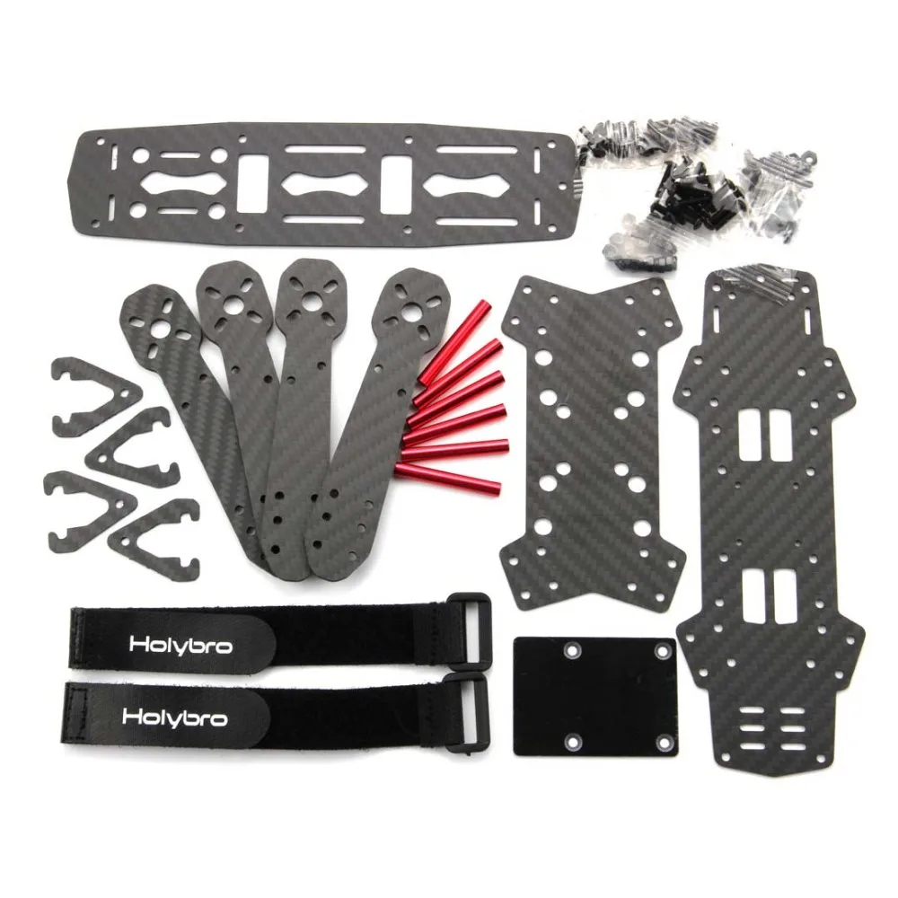 طقم إطار من ألياف الكربون Holybro ، QAV250 ، سهل التجميع لا لحام مطلوب ، لا لحام مطلوب
