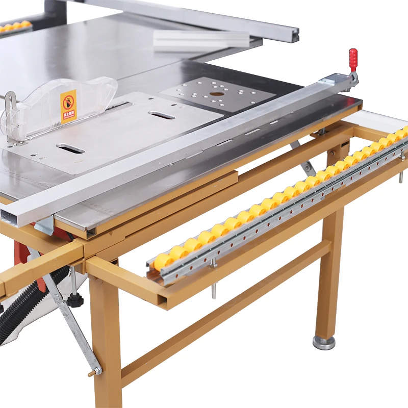 WJ-80 Woodworking Push Table Saw Dust-Free Saw Full Set of Precision Multi-function Foldable Push Saw Table Wood Cutting Machine