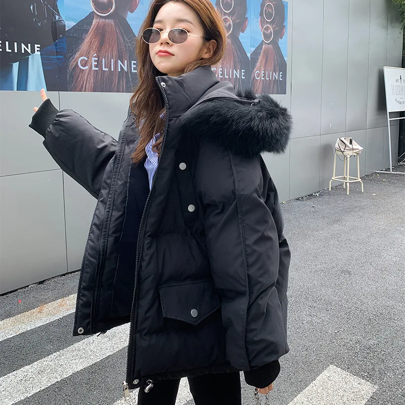 

Winter Coat Clothing for Women The New Female Short Jacket Korean Version Thicken