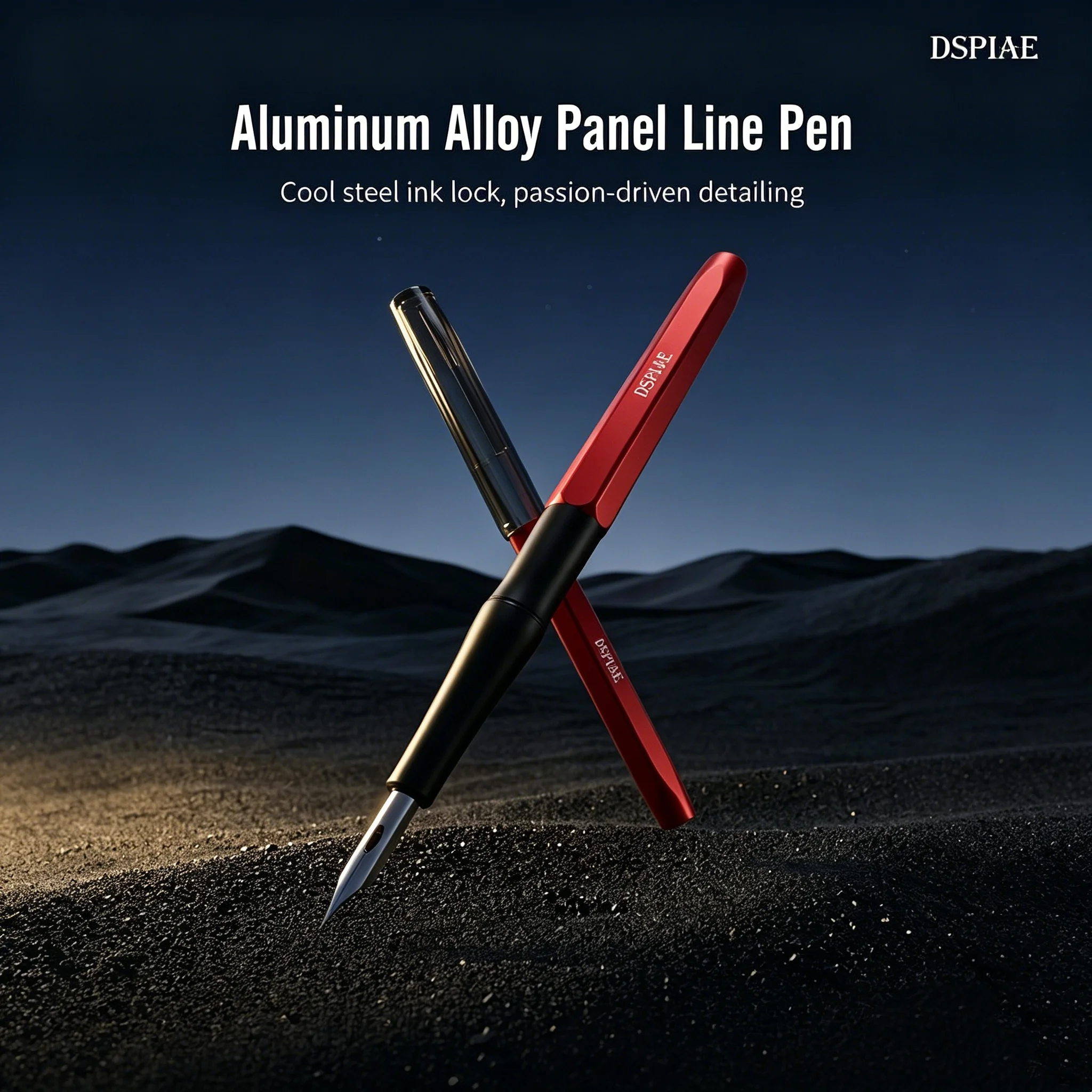 

DSPIAE AT-PL PRO Aluminum Alloy Panel Line Pen with Stainless Steel Nib Model Building for Panel Lining Assembly Tool