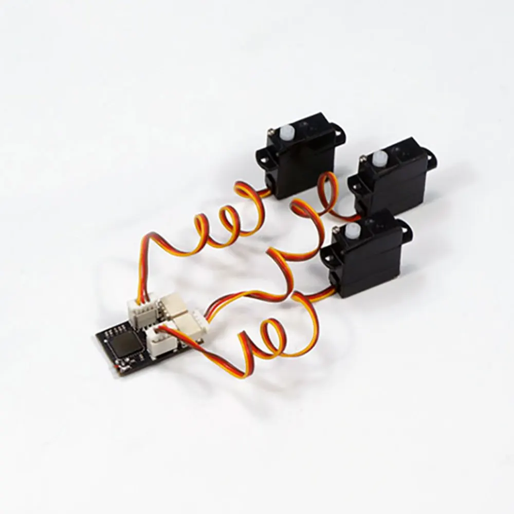 3pcs/lot Anolog Servo 1.7g 3P 1.00Pin Plug w/RX14 Mini 4CH Receiver for MinimumRC Series Radio Control Airplane