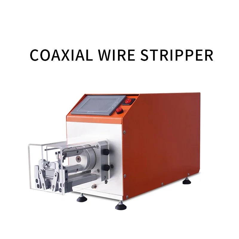 Semi Wire Stripper Machine Automatic Rotary Coaxial Wire Cable Stripping Machine Coax Cable Stripper