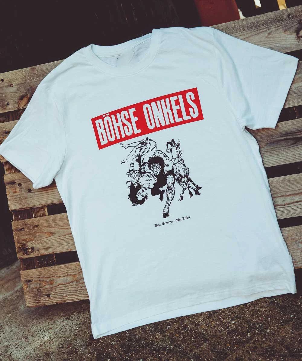 German Heavy Metals Böhse Onkelz T-Shirt Streetwear Damen Herren Oversized Y2K Kurzarm-T-Shirt Hochwertige Baumwolle Damenbekleidung