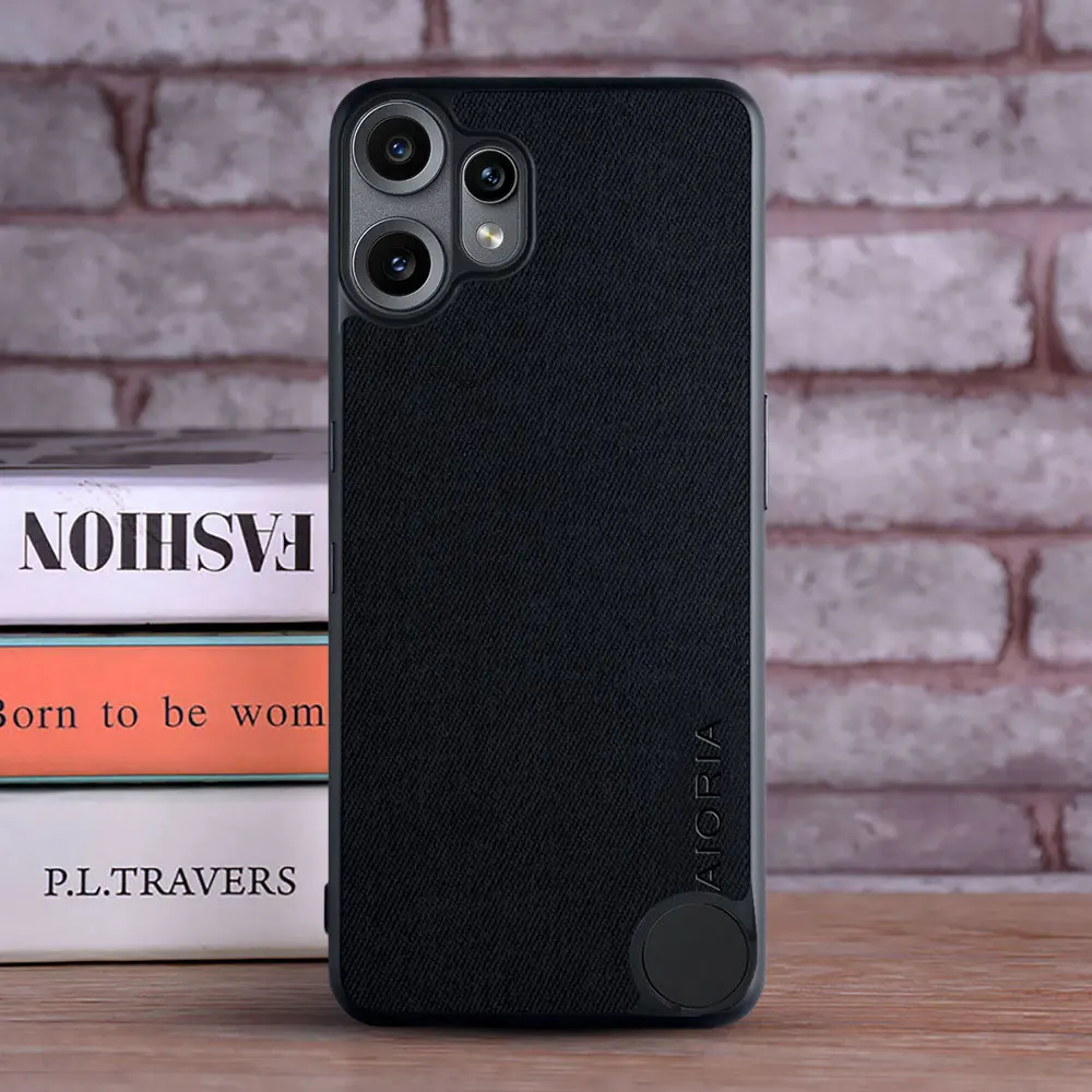 حافظة لهاتف CMF Phone 2 Pro مصنوعة من الجلد المنسوجات الصلبة غطاء هاتف أنيق من الجلد Coqua لهاتف cmf Phone 2 Pro capa Coqua #3