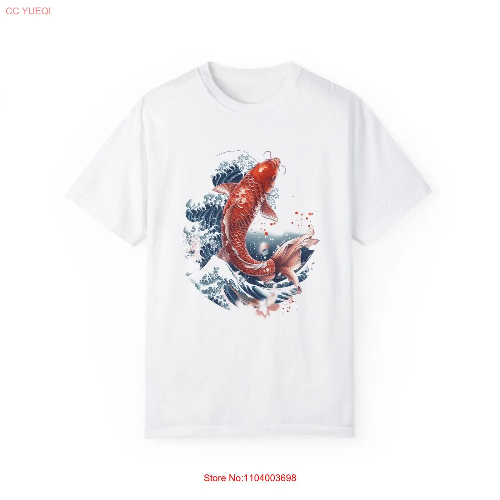 Comfort Colors Koi Fish Shirt Fresh Water Aquatic Life TShirt Aquarium TShirt