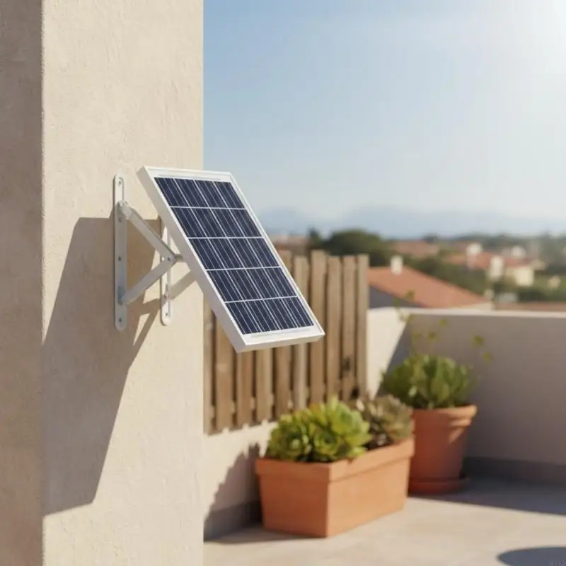 Foldable Solar Panel Bracket 45 Degree Adjustable Photovoltaic Panel Stand Light Weight Frame for Outdoor Camping M4YD