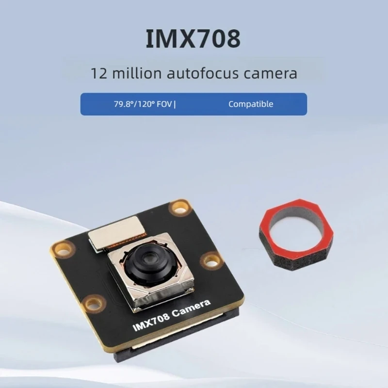 D7YC Camera Module IMX708 12MP with Ribbon Cable for Daily Task Work