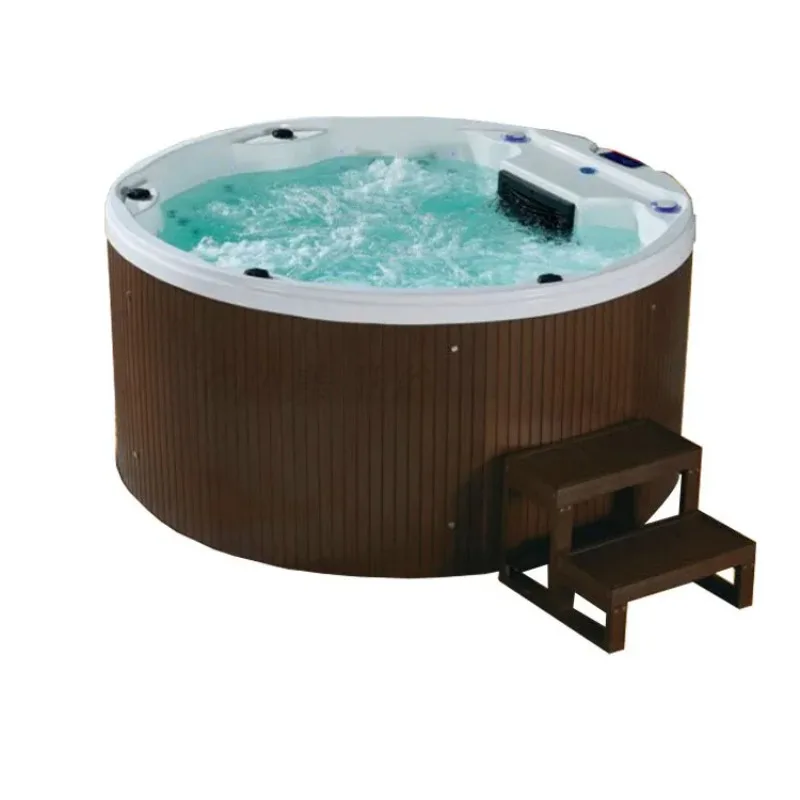 مصنع الجملة الفاخرة الاكريليك انتكس السباحة سبا تدليك حوض الاستحمام بركة دوامة في الهواء الطلق الفناء الخلفي حوض استحمام ساخن