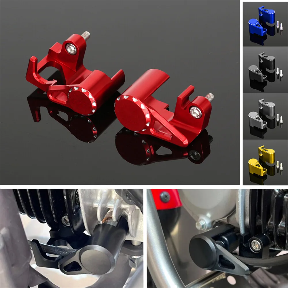 

3D CNC Temperature Sensor O2 Guard Cover Set For HONDA MONKEY 125 JB03 CNC Temperature Sensor O2 Guard Cover Set