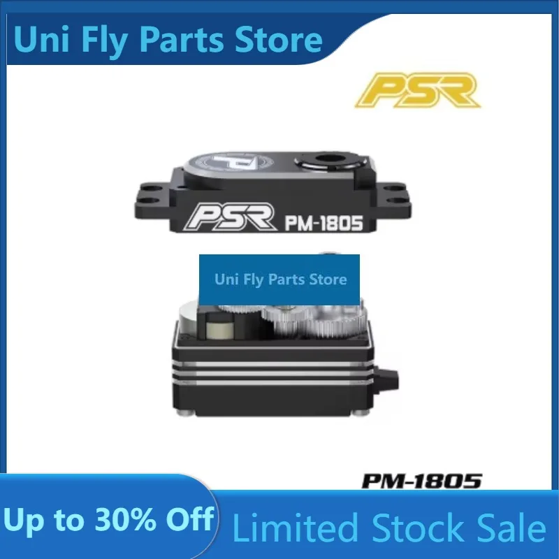 UniFlyPSR Power Star PM-1805W High-level Short-Body Full Aluminum Alloy Brushless Racing Servo 18KG Torque 0.05SEC For RC Car Tr