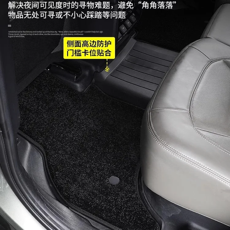 Applicable to the new Land Rover Defender 110/90 fully enclosed waterproof foot pad 3WTPE trunk pad tail pad accessories