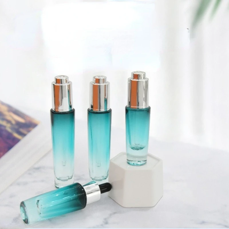 

15ml 30ml Dropper Bottles Empty Pipette Bottom Clear Mini Glass Vial Essential Oil Perfume Cosmetic Containers Portable Travel