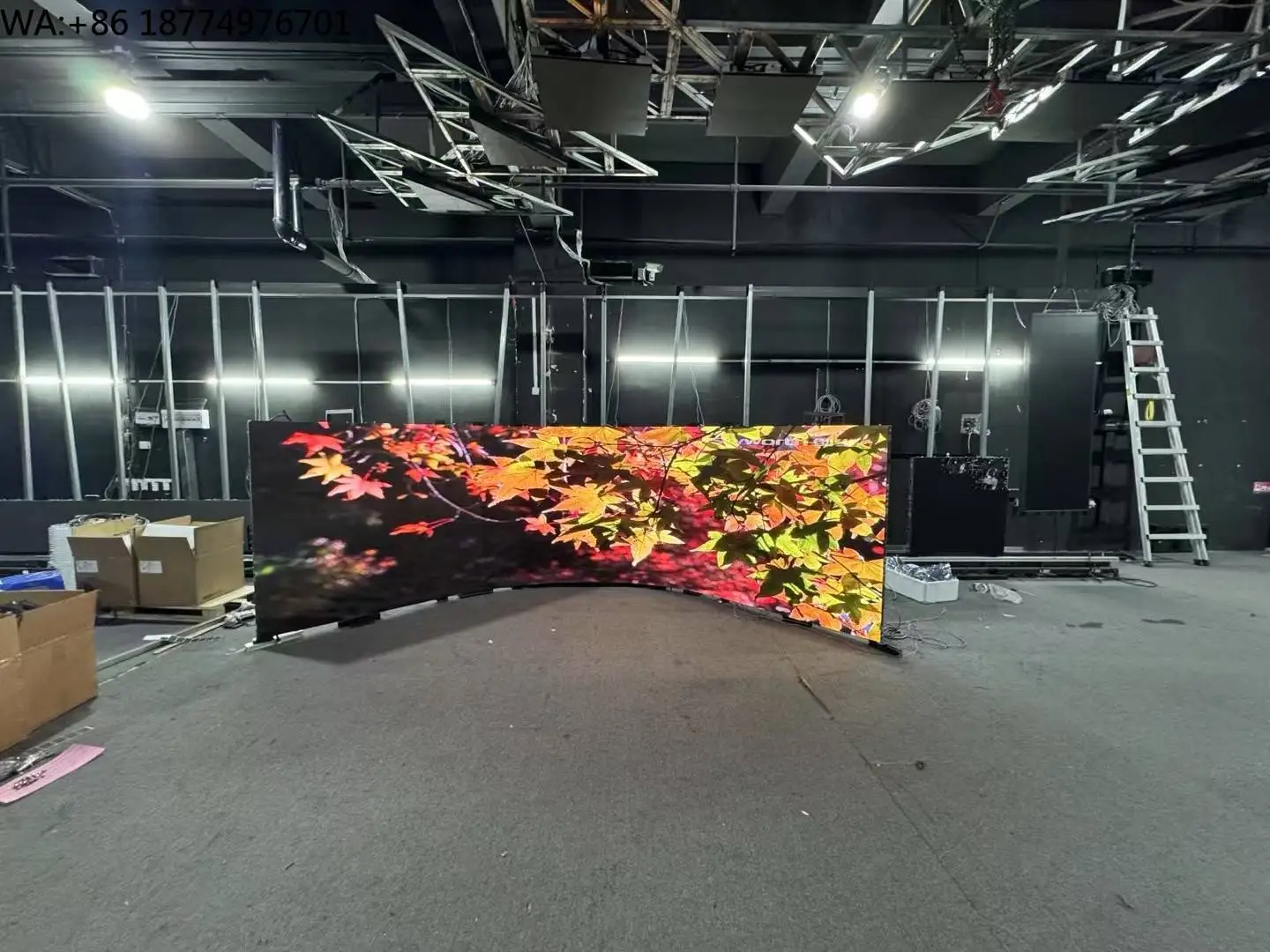 Hot Sale P2.976 Outdoor Stage Rental Curved Round LED Screen Quick Disassembly Products P2.604 P3.91 P4.81