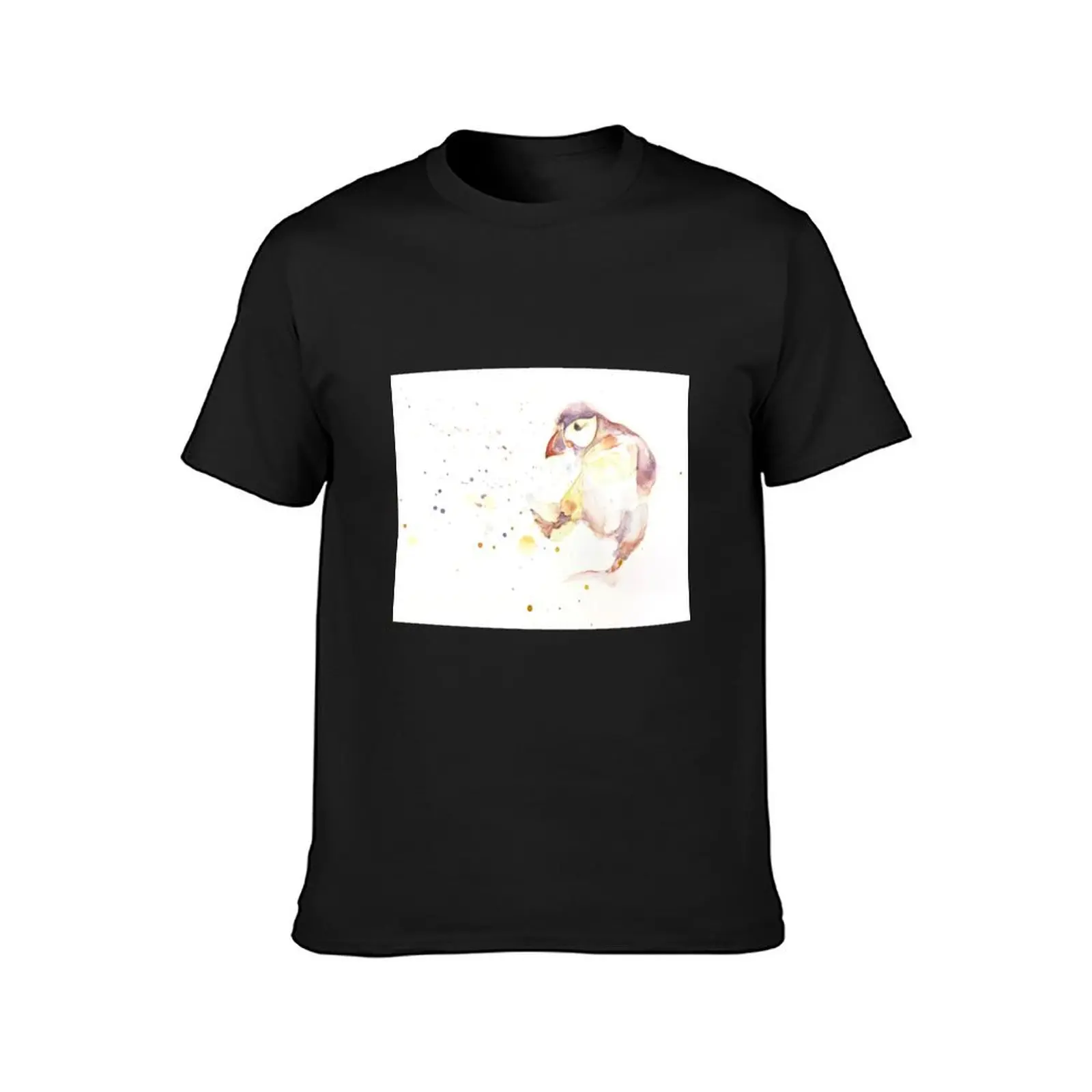 Playful puffin T-Shirt quick drying aesthetic clothes mens tall t shirts