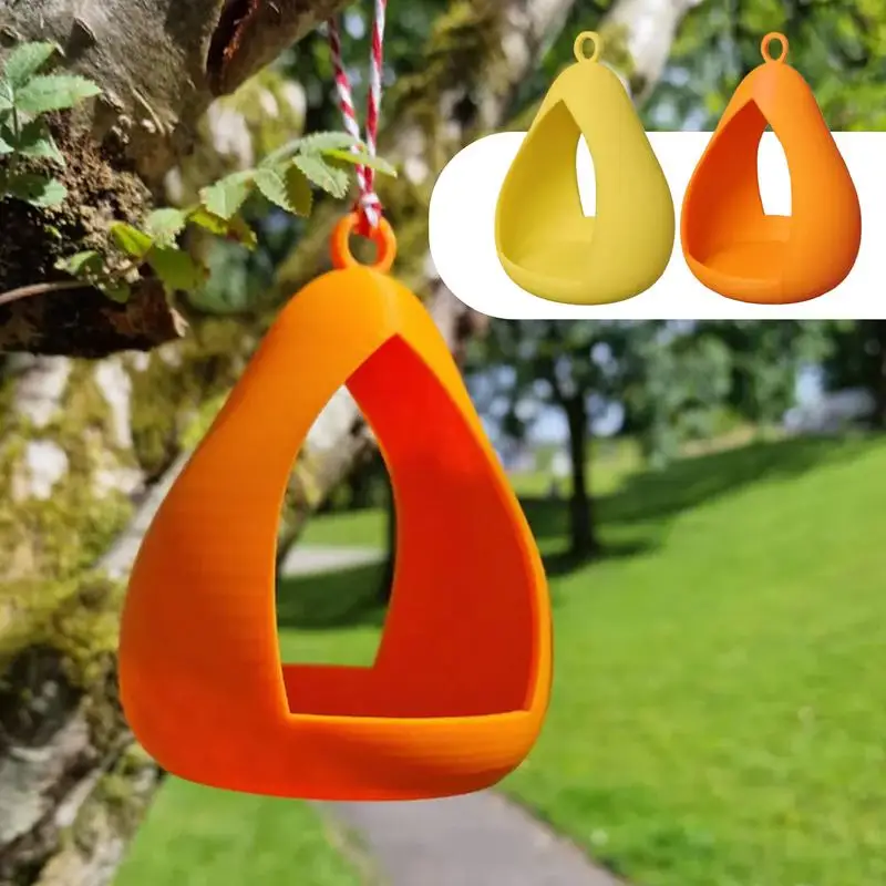 Pear Shape Hummingbird Feeder Wild Bird Feeders Heavy Duty Weatherproof Feeding Station Outdoor Decoration For Garden Backyard