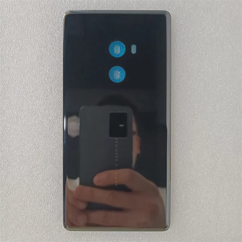 Coque arrière en céramique pour Xiaomi Mi Mix 2 (édition Standard), couvercle de batterie de 6 go de RAM, boîtier de porte arrière, pièces de réparation + adhésif