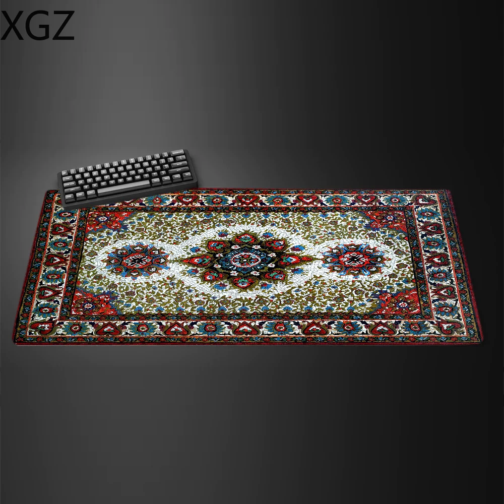 XXL exquisite Persian carpet large mouse pad game table mat accessories suitable for players gaming office washable non-slip