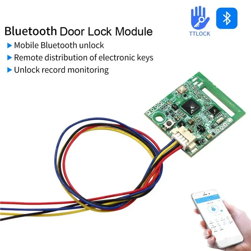 TTLOCK Bluetooth 5.0 Electronic Door Lock Switch Unlock Module App Control with G2 Gateway