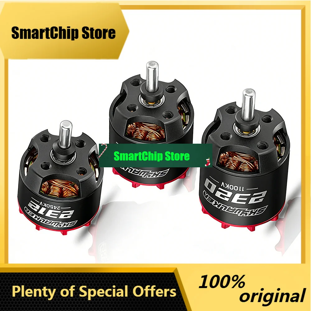 SmCpHobbywing Skywalker 2312SL 2316SL 2320SL 3-4S High Power Fixed-wing Brushless Motor 4mm Shaft For RC Fixed-wing