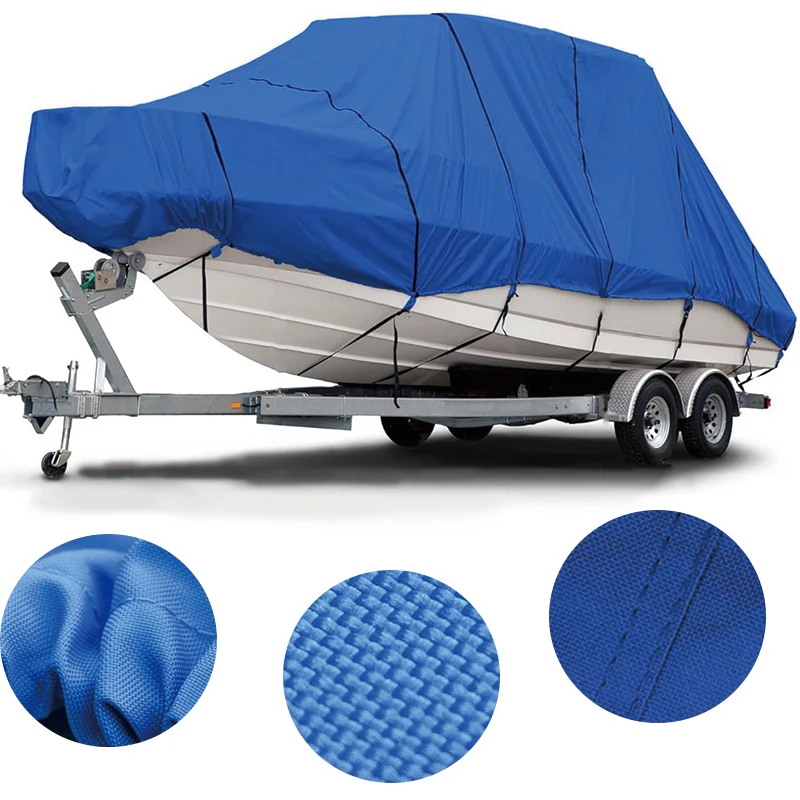 Custom Wholesale Outdoor Boat Cover Waterproof Anti-UV Dustproof Hail Protect Boat Cover