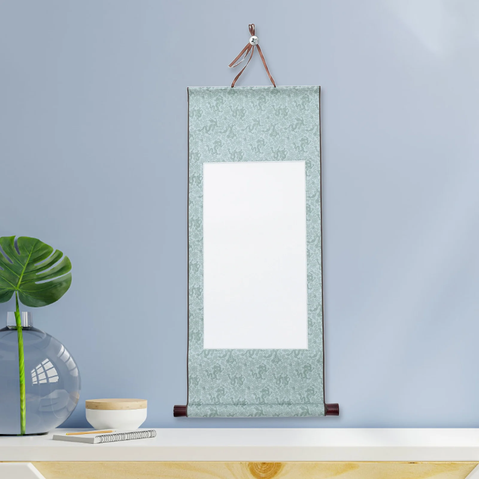 عرض فني معلق خفيف الوزن من Xuan Scroll لطلاء الخط سومي-ديكور جدار ورق الأرز الصيني #1