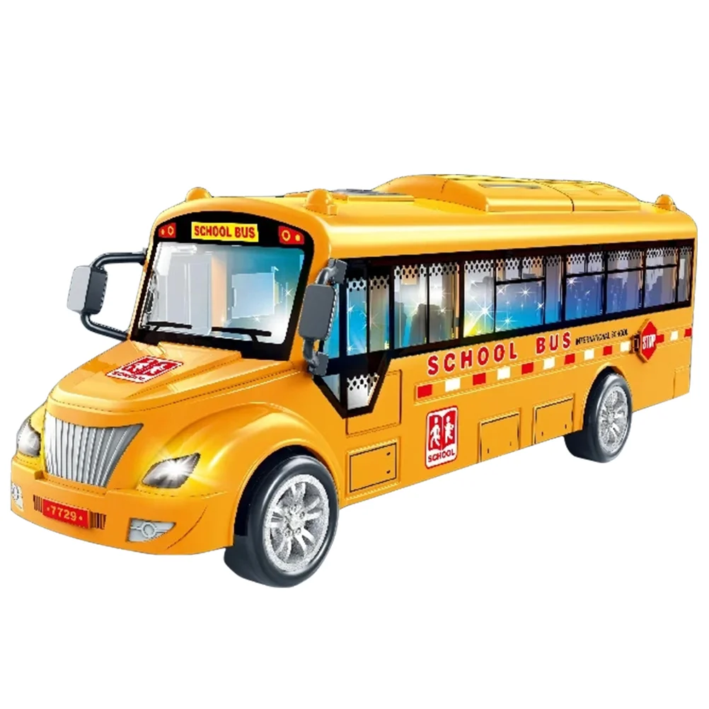 with Music Toddler Children’s Toys Musical Yellow School Bus Abs Birthday Gift for Boys