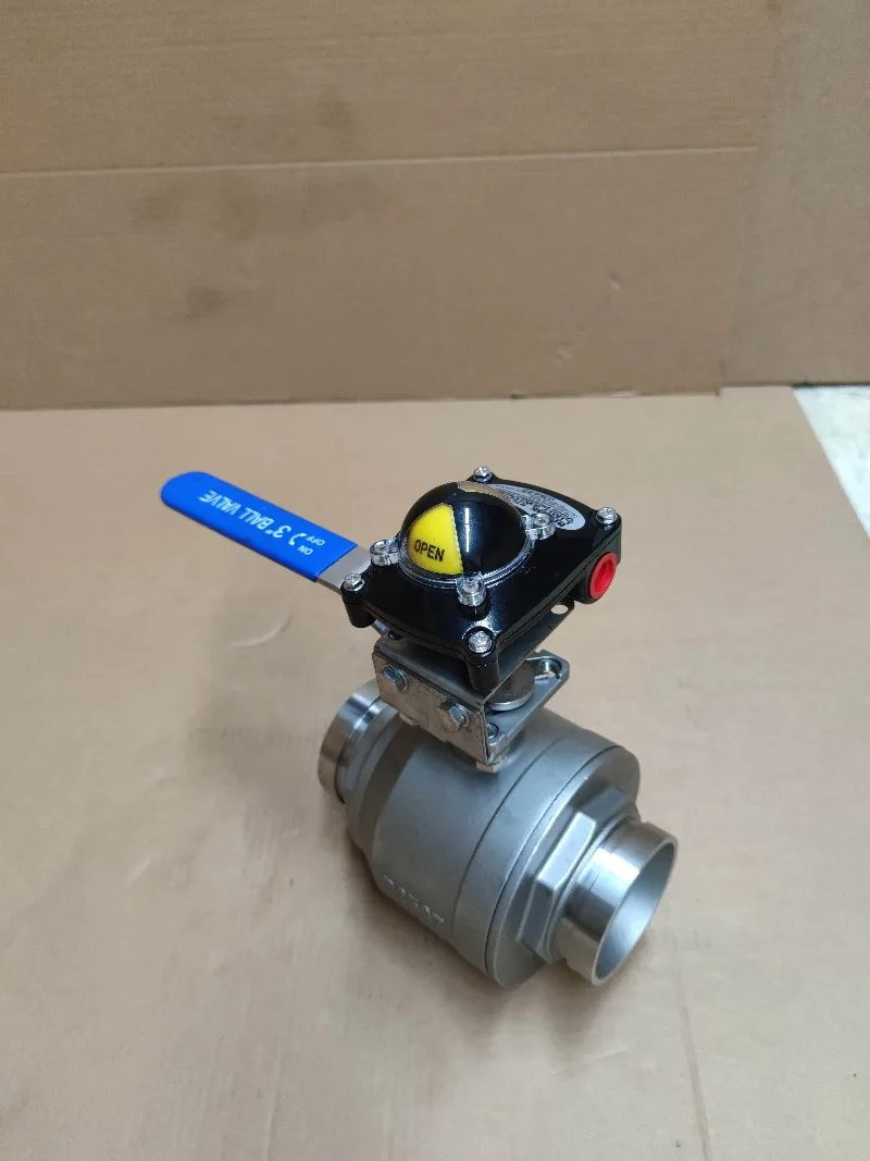 High Pressure Super Duplex Stainless Steel Grooved End Ball Valve with Position Indicator