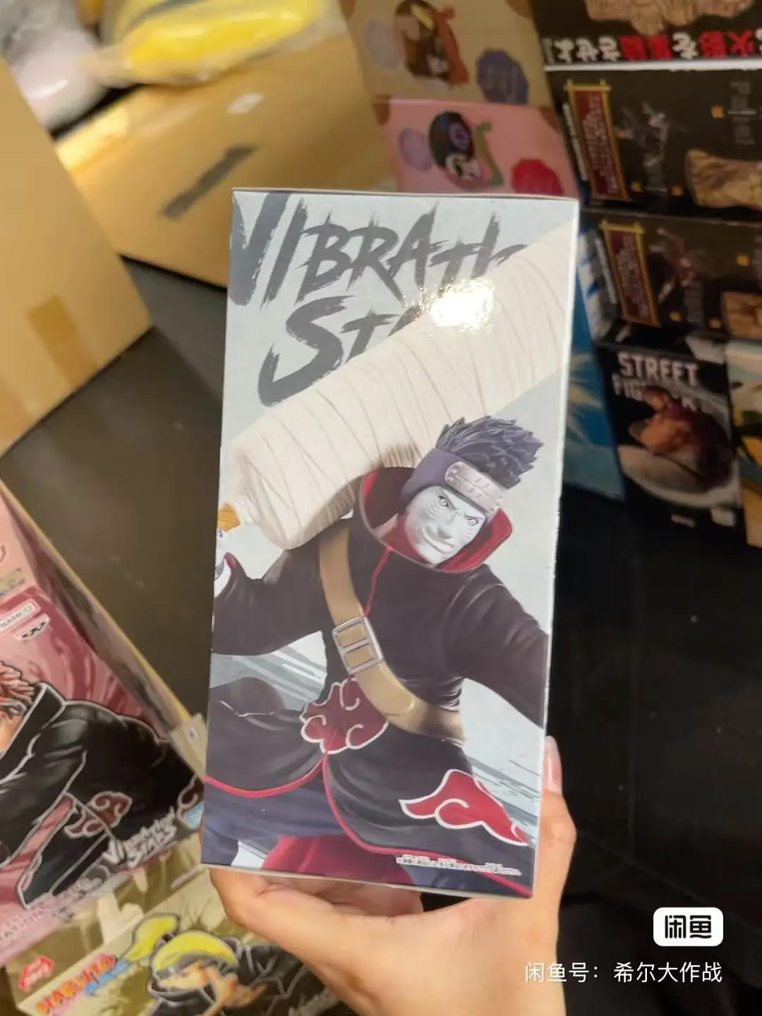 

В наличии Bandai Banpresto, оригинальная вибрационная фигурка Наруто со звездами Hoshigaki Kisame, модель куклы, новая фигурка в штучной упаковке