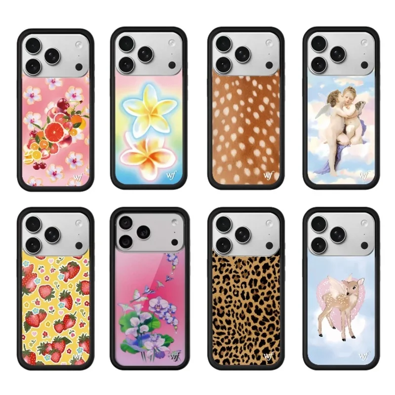 Wildflower Ins Beast Rawr Tiger Fawn Hone Hülle für iPhone 11 12 13 14 15 16 17 Pro Max Plus Dreams Bloom Orchidee Schutzhülle