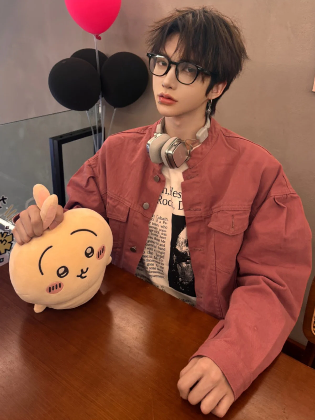 

Cleanfit Pink ort Denim Jaet ex Sli Бренд Высококачественная рабочая одежда без воротника Jaet Youth Faion Весна Осень