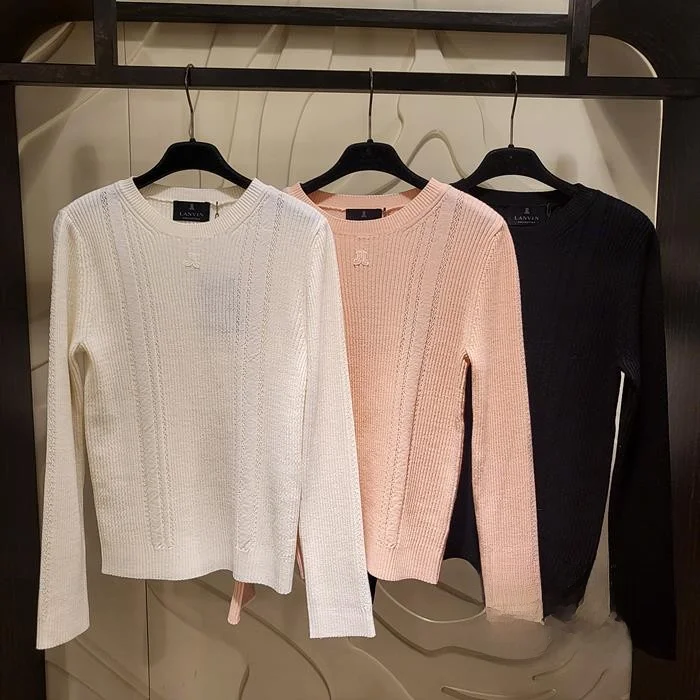 

Universal round Neck Elastic Commute Versatile Knitted Sweater Soft Korean Style Long Sleeve Basic Color Knitwear