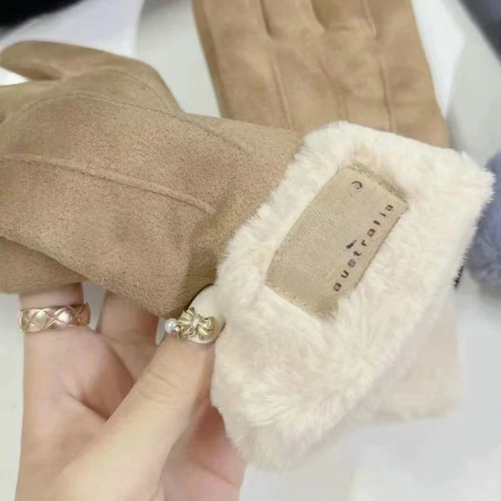 

Зимние теплые перчатки унисекс с сенсорным экраном из флиса для активного отдыха, езды на велосипеде и верховой езды, оптовая продажа