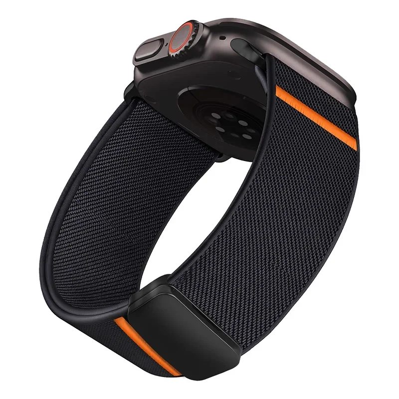 Correa deportiva magnética para Apple Watch Band 49mm 45mm 46mm 44mm 42 41 40mm pulsera de nailon Correa IWatch Ultra3 11 10 9 8 7 6 5 SE