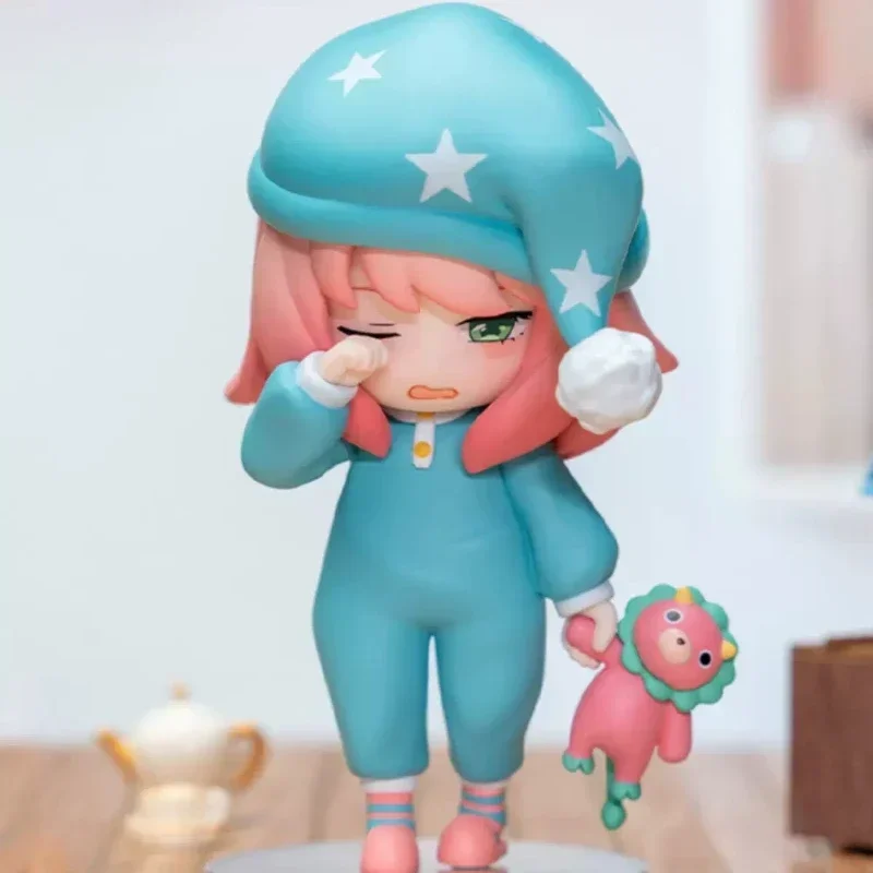 POP MART Spy X Family Anya Series Kawaii Anime Action Figure Caixa cega - Bonecas misteriosas surpresa para presente de meninas