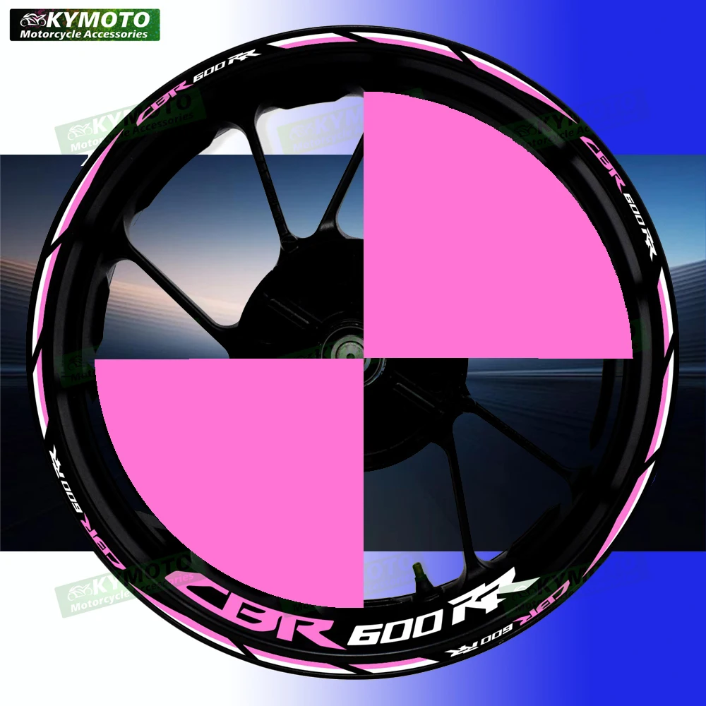 

Для Honda CBR600RR CBR600RR аксессуары для мотоциклов 17-дюймовые наклейки на передние и задние колеса обтекатель модифицированные светоотражающие наклейки
