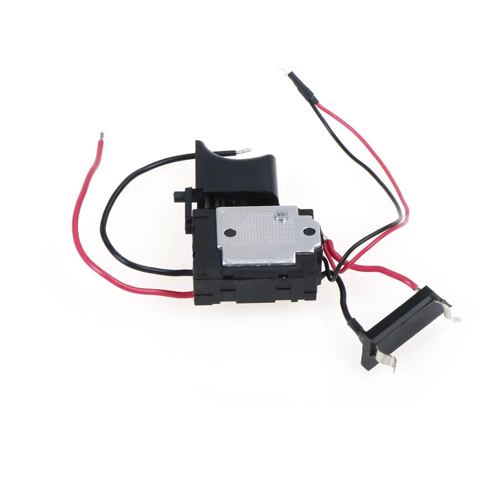 Interruptor de gatilho com controle de velocidade à prova de poeira para furadeira elétrica DC 7.2-24V