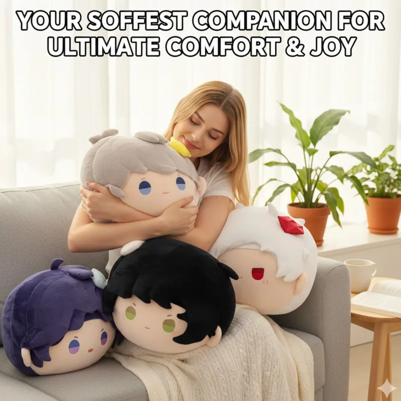 

33X40cm Love And Deepspace Pillow Rafayel Aster Zayne Sylus Caleb Cotton Cute Anime Character Toy PP Cotton Hug Pillow Gift New