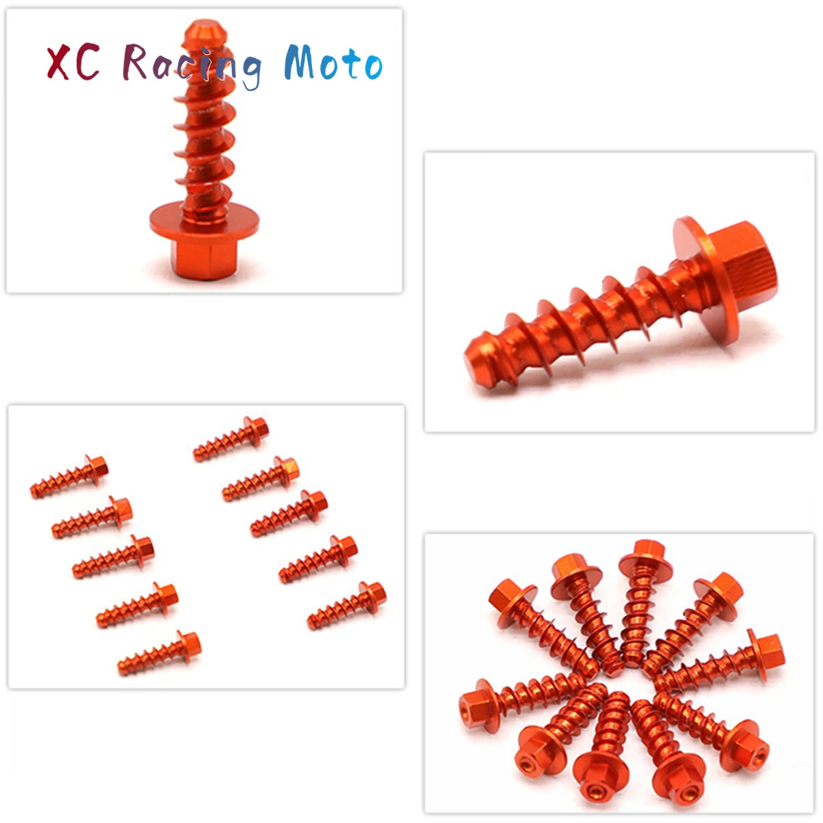 10PCS Dirt Bikes Self Tapping Screw Bolt Kit For KTM EXC EXCF XC XCF SX SXF TPI SIX DAYS 125 250 300 350 400 450 500 1997-2022