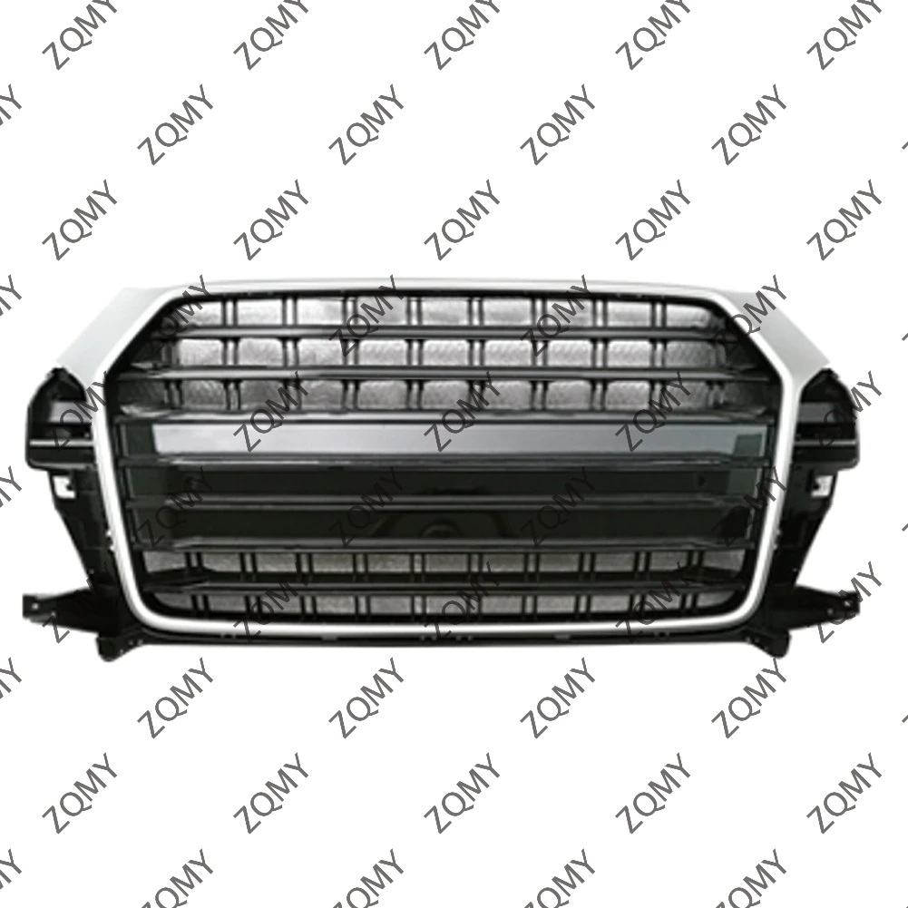 

With/Logo For Audi Q3/Q3L 2016 2017 2018 Car Front Bumper Grille Centre Panel Styling Upper Grill (Modify SQ3 style)