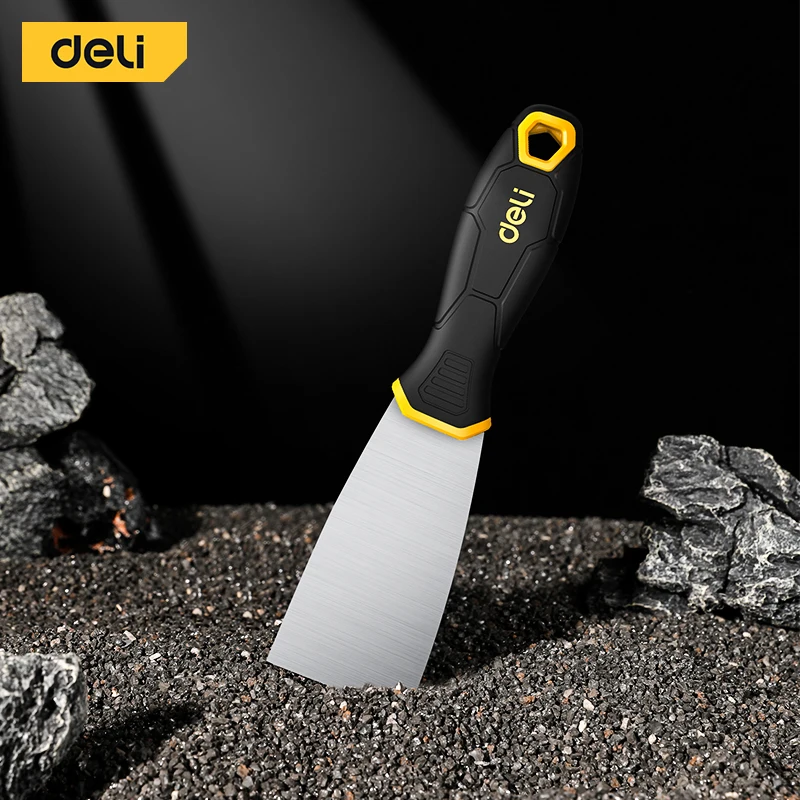 DELI 2\'\' 3\'\' 4\'\' Putty Trowel Grease Knife Professional Grease Knife Scrapers Dry Wall Scraper Decorative Paint Tools Hand Tool