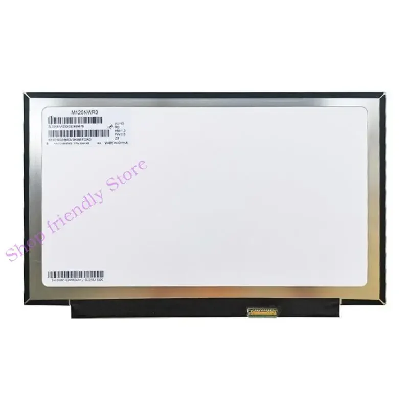 

594a 12,5 дюйма 1366x768 Экран ноутбука Слим светодиодный ЖК -дисплей 30PIN EDP высокий обновление