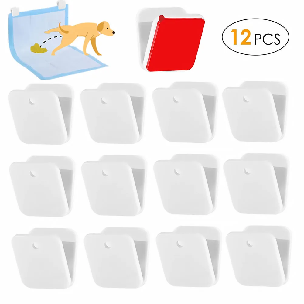 Wall Pee Pad Holder Reusable Self-Adhesive Dog Potty Training Pad Holder Dog Potty Training Tools Puppy Pee Pads Holder