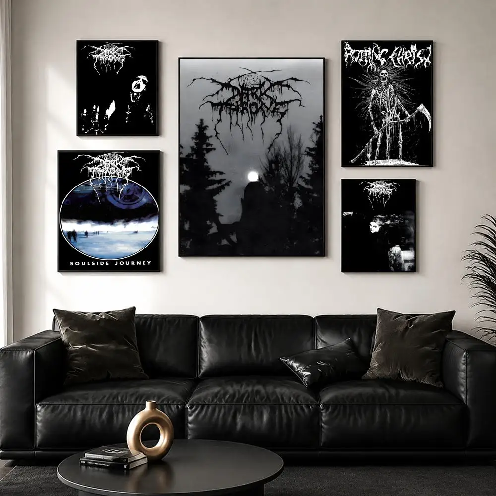 Metal D-DarkthroneS Poster Self-Adhesive Stylish Art Print Poster Wall Home Decor