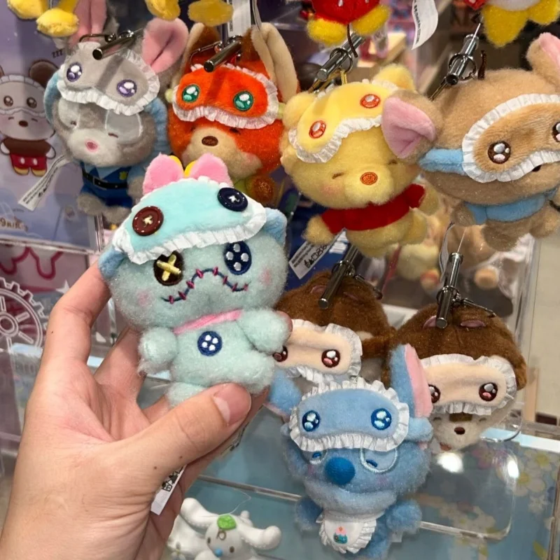 

Anime Figure Blind Box Squinting Eyes Sleepwear Doll Cute Judy Mickey Minnie Backpack Pendant Trendy Vinyl Face Collectible Toy