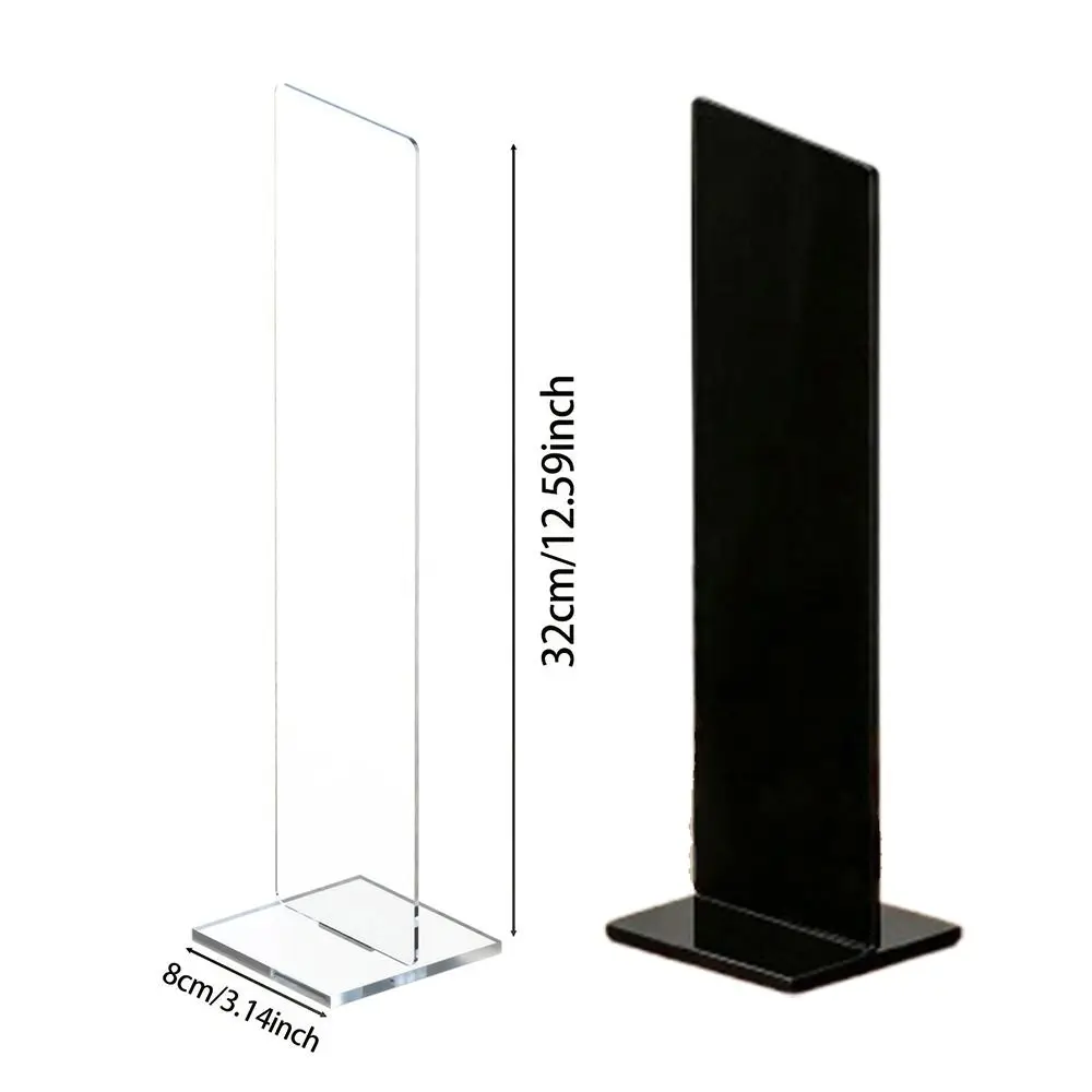 Transparent Acrylic Desk Note Board Display Board Vertical Monitor Side Reminder Board Detachable Time Management Message Board - view 6