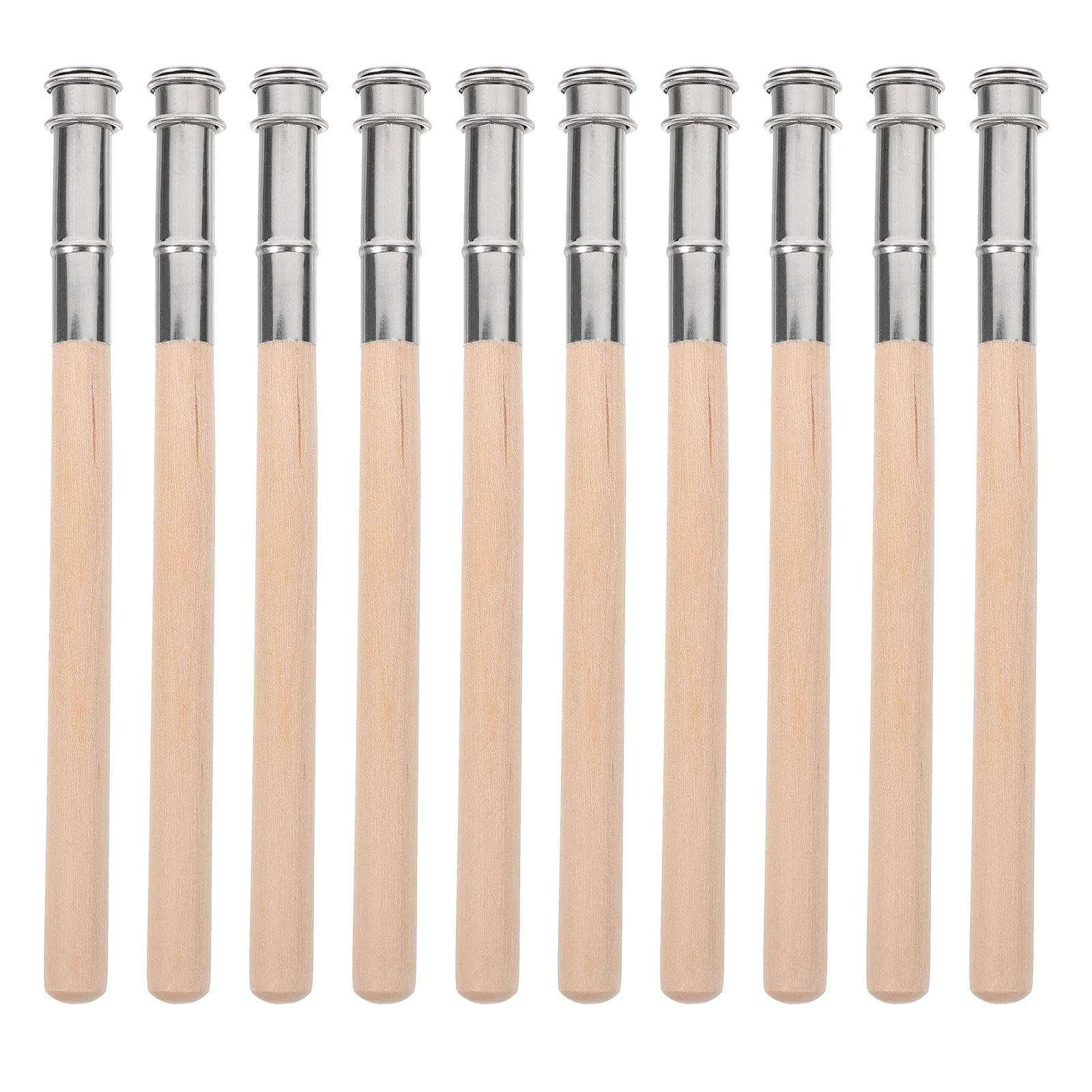 

10 Pcs Pencil Extension Extender for Colored Pencils Single Head Child School Supplies