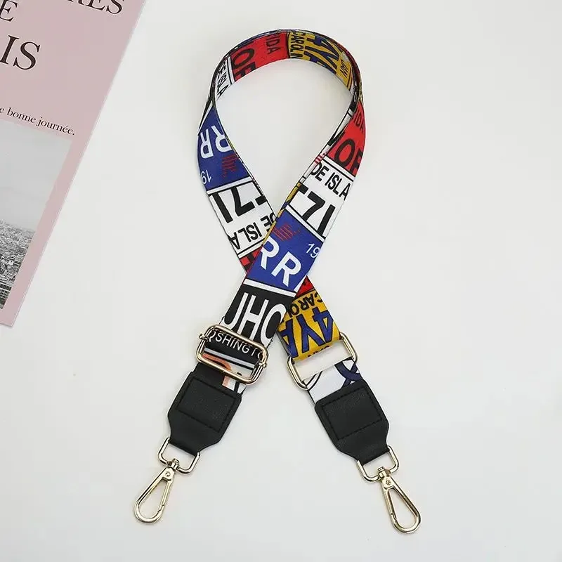 Taschenband-Haltegurt, neue farbige Riemen für Damen, für Umhängetaschen, Messenger, modischer, abnehmbarer, verstellbarer Schultertaschengurt – Detail 3